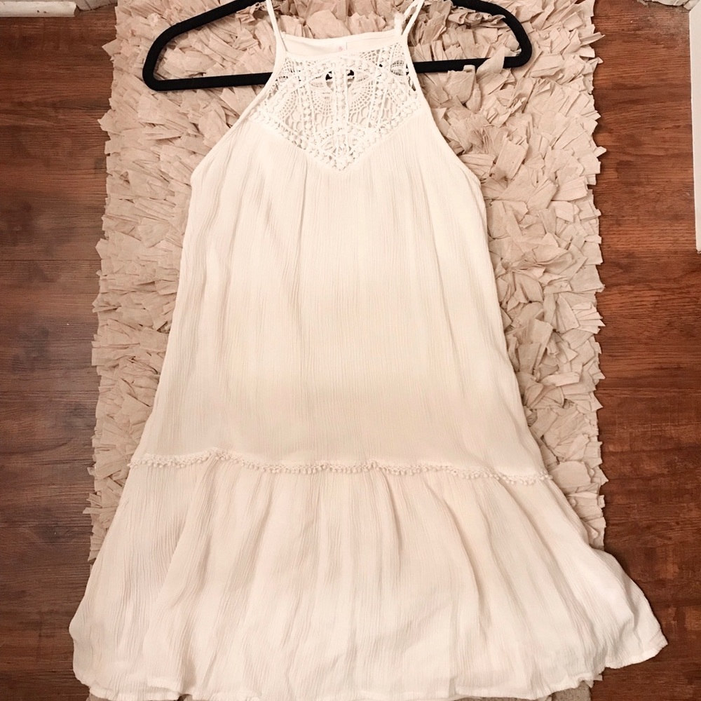 White halter dress!